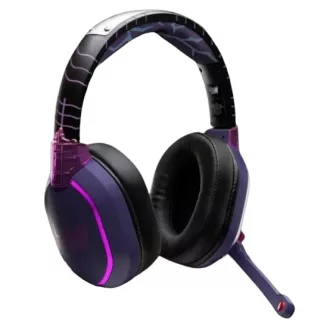   Lexip Sasuke Revenge Headset Vezetékes és vezeték nélküli Fejpánt Játék Bluetooth Fekete, Lila