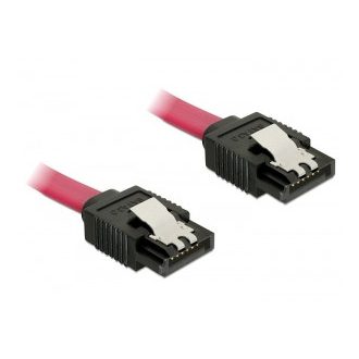DeLOCK 82675 SATA kábel 0,2 M Vörös