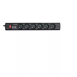   Eaton PS6F túlfeszültségvédő Fekete, Fehér 6 AC kimenet(ek) 220 - 250 V 1 M