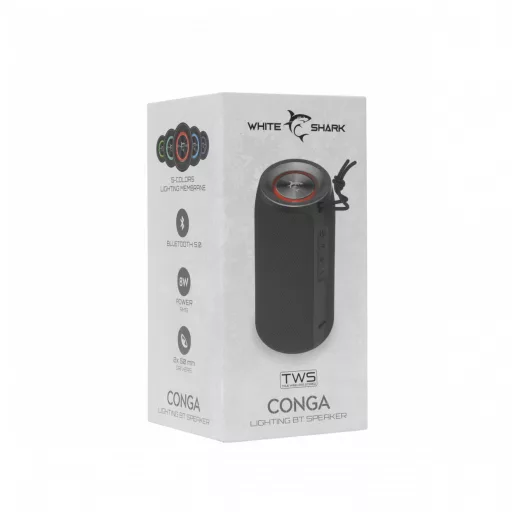 White Shark CONGA Fekete 10 W