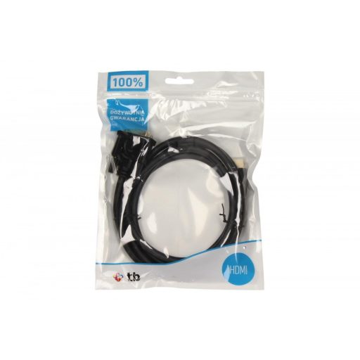 HDMI-DVI Cable 1.8 m. gold platted, DVI 24+1