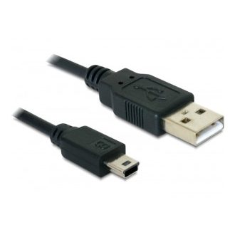   DeLOCK USB 2.0-A / USB mini-B 5pin - 0.70m USB kábel 0,70 M USB A Mini-USB B Fekete