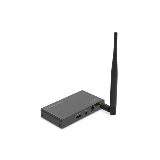 Digitus DS-55347 audió/videó jeltovábbító AV receiver Fekete