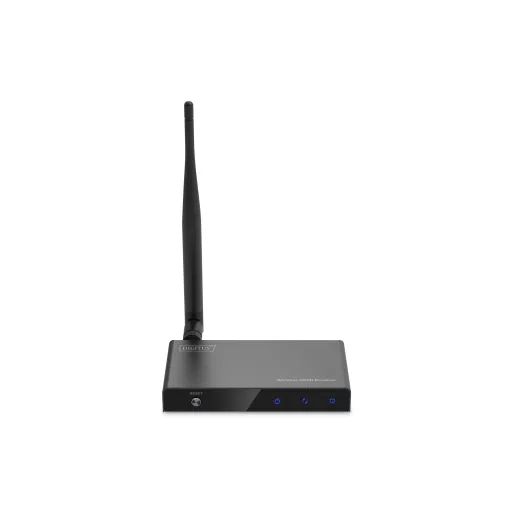 Digitus DS-55347 audió/videó jeltovábbító AV receiver Fekete