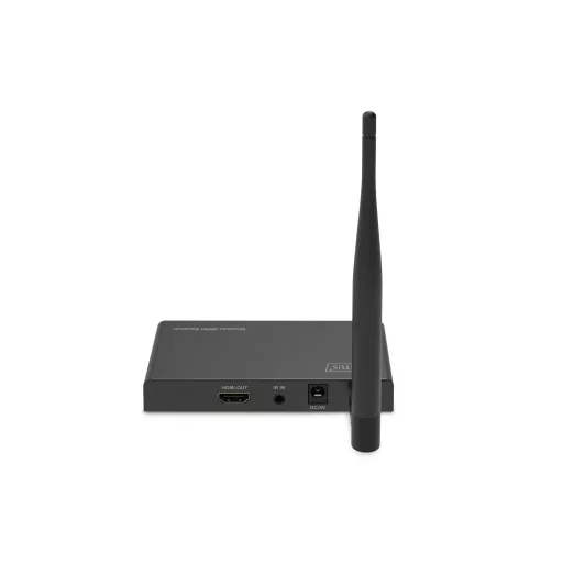 Digitus DS-55347 audió/videó jeltovábbító AV receiver Fekete