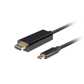   Lanberg CA-CMHD-10CU-0030-BK video átalakító kábel 3 M USB C-típus HDMI