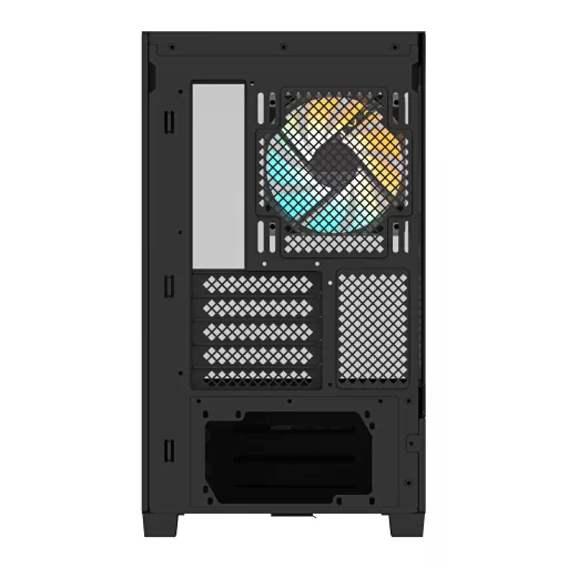 GIGABYTE C201 PANORAMIC Midi Tower Fekete