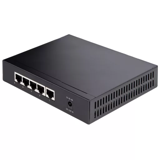 StarTech.com DS52000 hálózati kapcsoló Beállítást nem igénylő (unmanaged) 2.5G Ethernet (100/1000/2500) Fekete