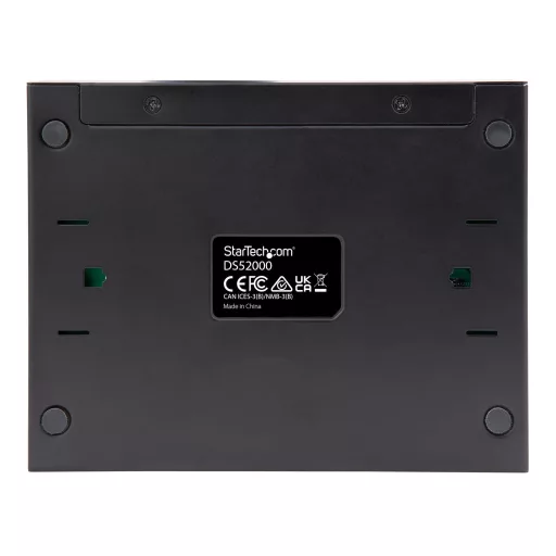 StarTech.com DS52000 hálózati kapcsoló Beállítást nem igénylő (unmanaged) 2.5G Ethernet (100/1000/2500) Fekete