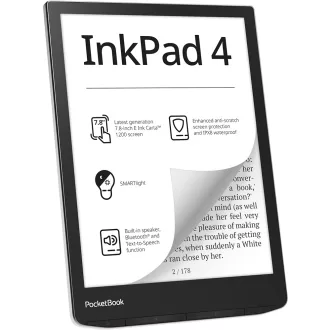   PocketBook InkPad 4 e-könyv olvasó Érintőképernyő 32 GB Wi-Fi Fekete, Ezüst