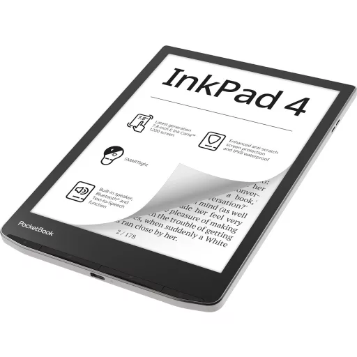 PocketBook InkPad 4 e-könyv olvasó Érintőképernyő 32 GB Wi-Fi Fekete, Ezüst