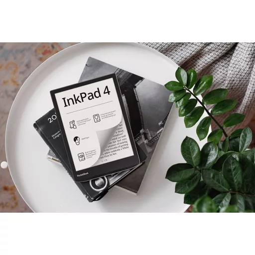 PocketBook InkPad 4 e-könyv olvasó Érintőképernyő 32 GB Wi-Fi Fekete, Ezüst