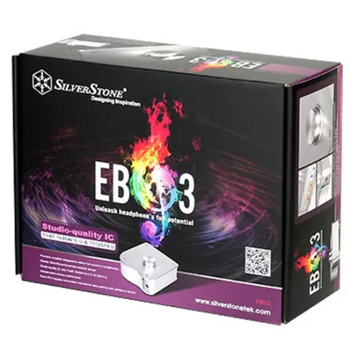 Silverstone SST-EB03S fülhallgató erősítő Ezüst
