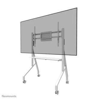   Neomounts FL50-525WH1 multimédia állvány és gurulóállvány Fehér Lapos panel Gurulós multimédia kocsi