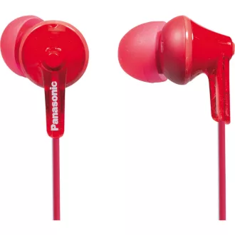   Panasonic RP-HJE125E-R fejhallgató és headset Vezetékes Hallójárati Zene Vörös