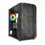 Sharkoon MK3 RGB Micro Tower Fekete