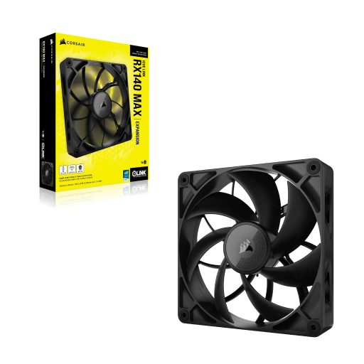 Corsair iCUE LINK RX140 MAX 14 cm Fekete 1 db
