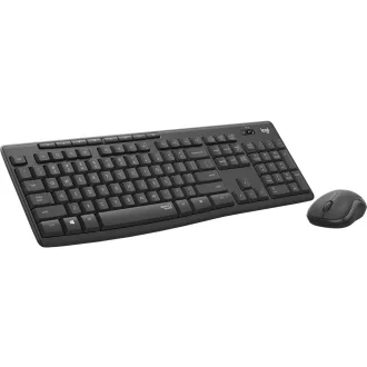   Logitech 920-009800 billentyűzet Egér mellékelve Irodai Vezeték nélküli RF QWERTY Nemzetközi amerikai Grafit