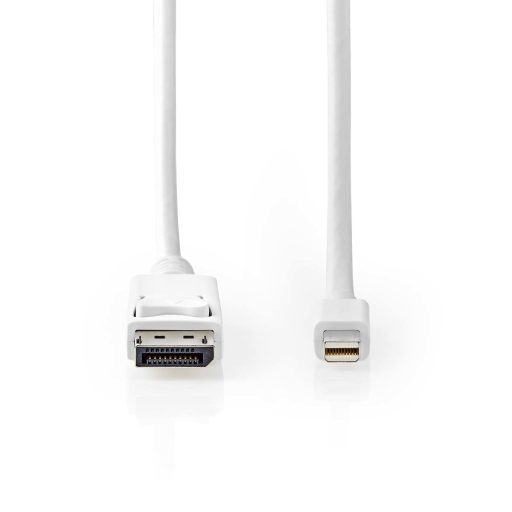 Nedis CCGB37404WT20 DisplayPort kábel 2 M Mini DisplayPort Fehér