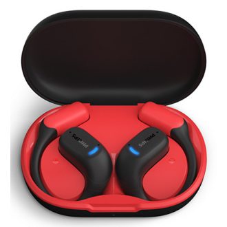   Philips 6000 series TAA6709BK/00 fejhallgató és headset True Wireless Stereo (TWS) Fülre akasztható Sport Bluetooth Fekete, Vörös
