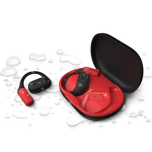 Philips 6000 series TAA6709BK/00 fejhallgató és headset True Wireless Stereo (TWS) Fülre akasztható Sport Bluetooth Fekete, Vörös