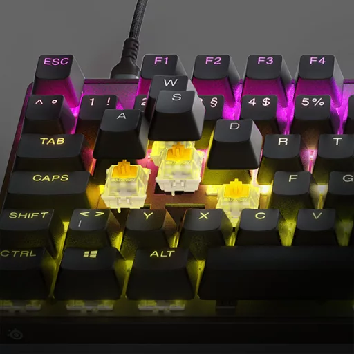 Steelseries Apex 9 TKL billentyűzet Játék USB QWERTY Brit angol Fekete
