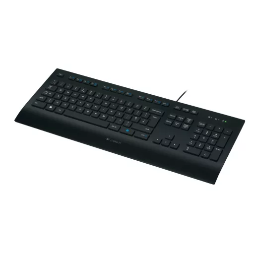 Logitech K280E Pro f/ Business billentyűzet Irodai USB QWERTY Nemzetközi amerikai Fekete