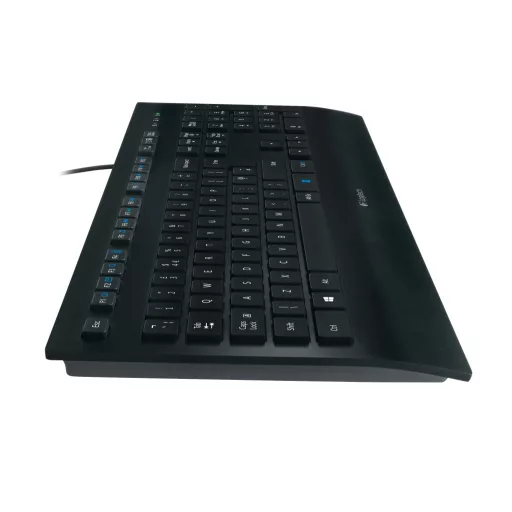 Logitech K280E Pro f/ Business billentyűzet Irodai USB QWERTY Nemzetközi amerikai Fekete