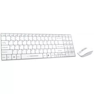   Esperanza EK122W billentyűzet Egér mellékelve Vezeték nélküli RF QWERTY Fehér