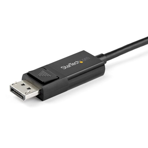 StarTech.com CDP2DP142MBD video átalakító kábel 2 M USB C-típus DisplayPort Fekete