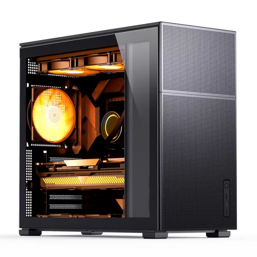 Jonsbo D41 MESH Midi Tower Fekete