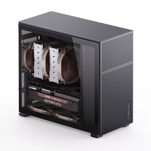 Jonsbo D41 MESH Midi Tower Fekete