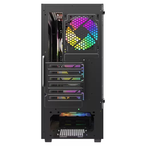 Savio Noctis Flow RGB Kocka Fekete