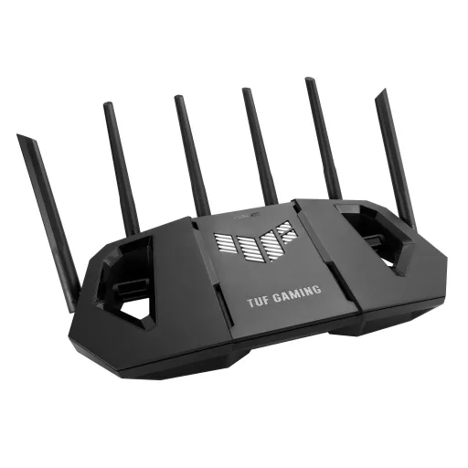 ASUS 90IG0A30-MO9C00 vezetéknélküli router 2.5 Gigabit Ethernet Háromsávos (2,4 GHz / 5 GHz / 6 GHz) Fekete