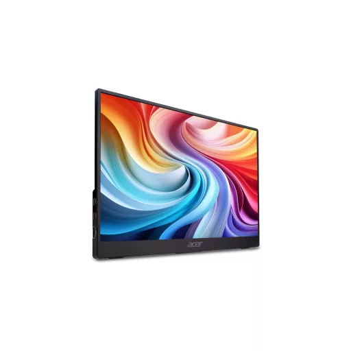 Acer PM161QB1bmiuux Hordozható monitor Fekete 39,6 cm (15.6") 1920 x 1080 pixelek