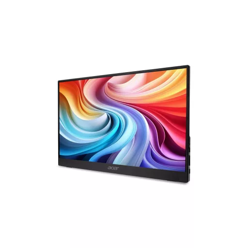 Acer PM161QB1bmiuux Hordozható monitor Fekete 39,6 cm (15.6") 1920 x 1080 pixelek