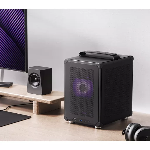 Jonsbo C6 Mini Tower Fekete