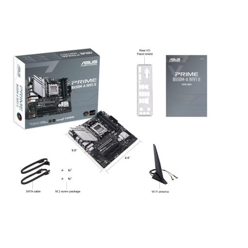ASUS PRIME B650M-A WIFI II AMD B650 Socket AM5 Micro ATX
