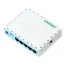 Mikrotik RB750GR3 vezetékes router Gigabit Ethernet Türkizkék, Fehér