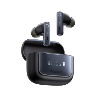   Baseus 35 True Headset Vezeték nélküli Hallójárati Hívás/zene USB C-típus Bluetooth Fekete