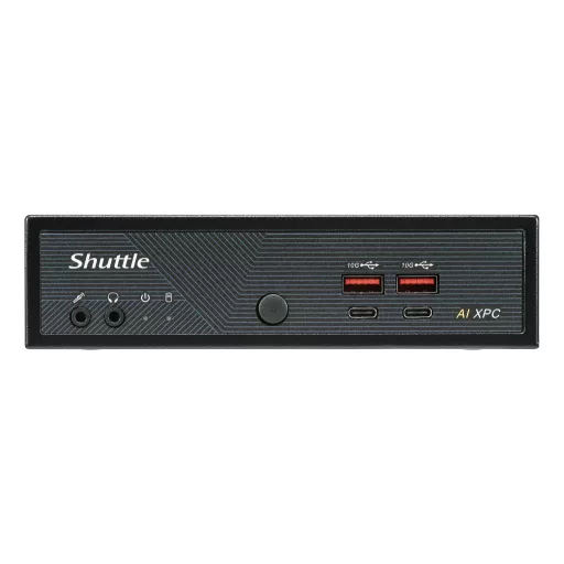 Shuttle Slim AI PC DN11H7 1,35 liter méretű számítógép Fekete 155H Intel® SoC