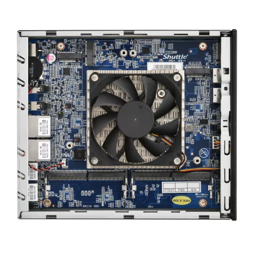 Shuttle Slim AI PC DN11H7 1,35 liter méretű számítógép Fekete 155H Intel® SoC