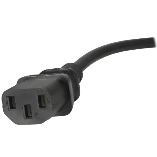 StarTech.com BS13U-1M-POWER-LEAD tápkábel Fekete BS 1363 C13 csatlakozó