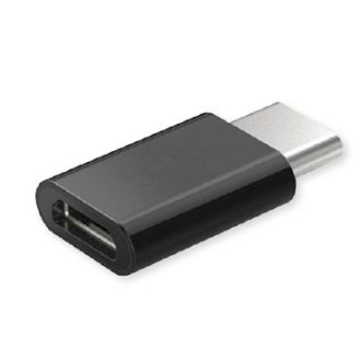   Savio AK-31 / B csatlakozó átlakító Micro USB USB 3.1 Typ C Fekete