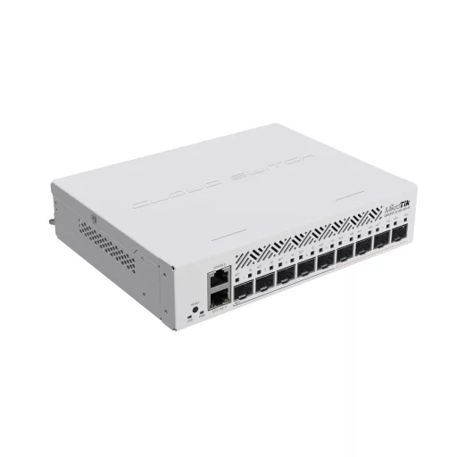 Mikrotik CRS310-1G-5S-4S+IN hálózati kapcsoló Vezérelt L3 Ethernet-áramellátás (PoE) támogatása 1U
