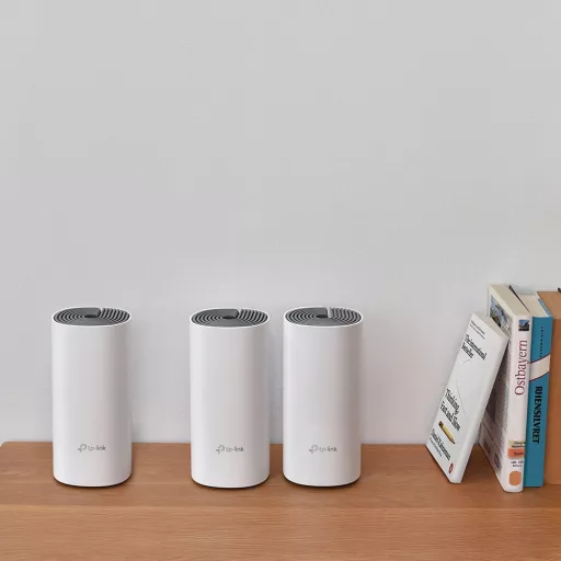 TP-Link Deco E4 (3-pack) Kétsávos (2,4 GHz / 5 GHz) Wi-Fi 5 (802.11ac) Fehér, Szürke 2 Belső