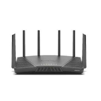  Synology RT6600ax Router WiFi6 1xWAN 3xGbE 1x2.5Gb vezetéknélküli router Háromsávos (2,4 GHz / 5 GHz / 5 GHz) Fekete