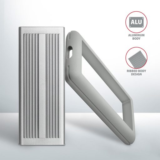 Axagon EEM2-XS tárolóegység tok Borító Fém Ezüst