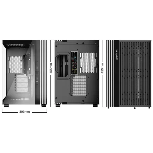 be quiet! LIGHT BASE 600 DX Black Midi Tower Fekete