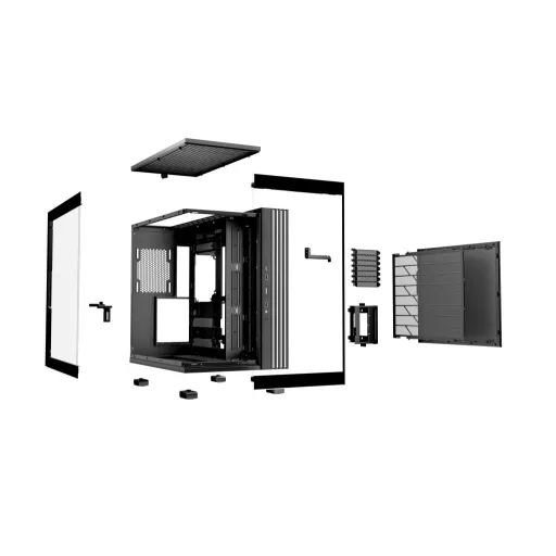 be quiet! LIGHT BASE 600 DX Black Midi Tower Fekete